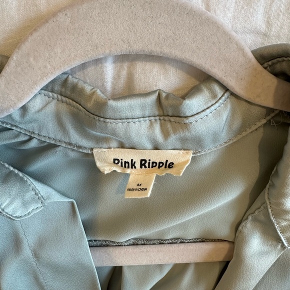 Pink Ripple Button Down - Picture 2 of 2